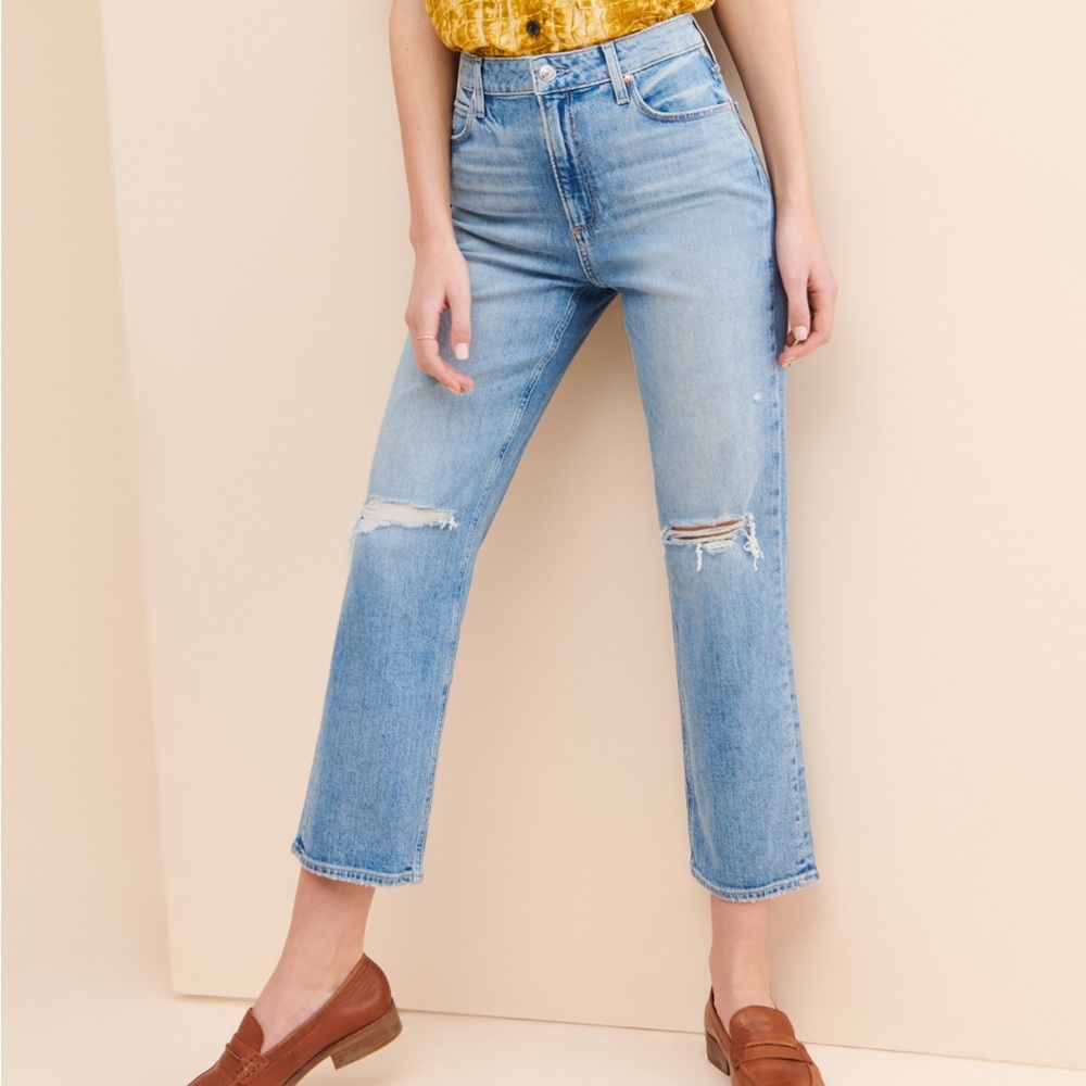 Paige Sarah straight ankle jeans